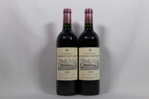 (2) 2003 Chateau La Mission Haut Brion, Pessac Leognan