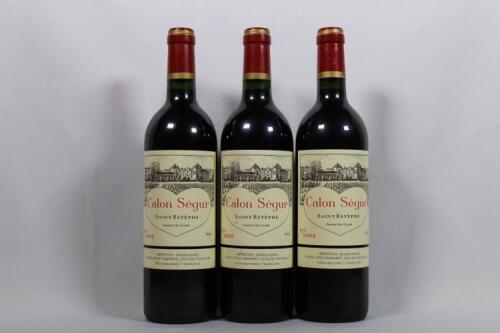 (3) 2002 Chateau Calon Segur, St Estephe