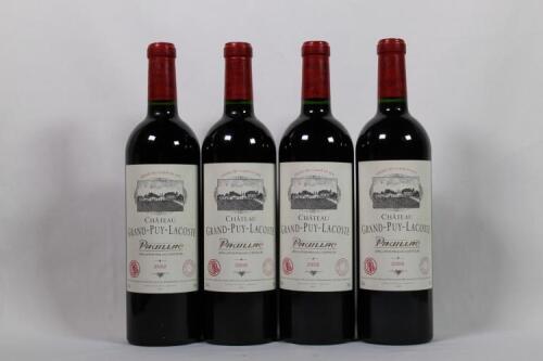 (4) 2002 Chateau Grand Puy Lacoste, Pauillac