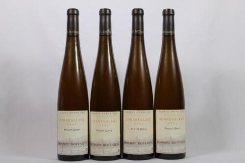 (4) 2002 Bott Geyl Sonnonglanz Pinot Gris Grand Cru