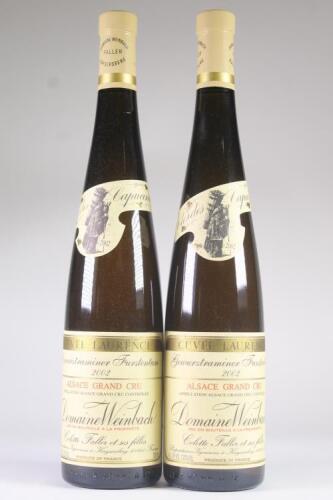 (2) 2002 Domaine Weinbach Cuvee Laurence Furstentum Gewurztraminer