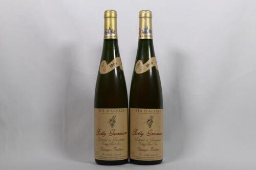 (2) 1996 Rolly Gassmann Pinot Gris Rotleibel de Rorschwihr Vendanges Tardive