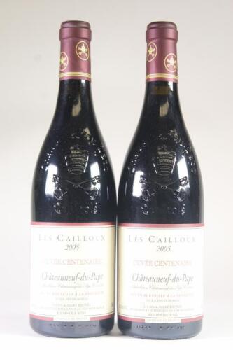 (2) 2005 Lucien et Andre Brunel les Cailloux Cuvee Centenaire Chateauneuf du Pape