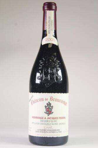 (1) 2005 Chateau de Beaucastel Hommage a Jacques Perrin, Chateauneuf du Pape