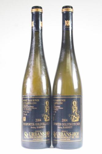 (2) 2004 Weingut St Urbans-Hof Piersporter Goldtropfchen Riesling Kabinett, Mosel Saar Ruwer
