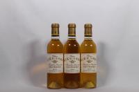 (3) 2004 Chateau Riesussec 375ml