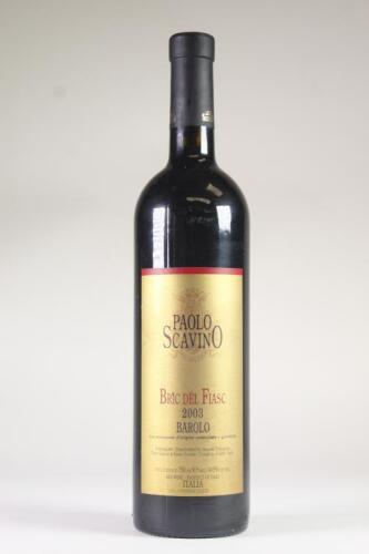 (1) 2003 Paolo Scavino Bric del Fiasc Barolo, Piedmont