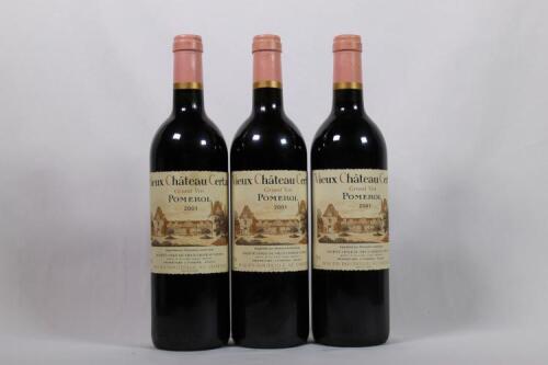 (3) 2001 Vieux Chateau Certan, Pomerol