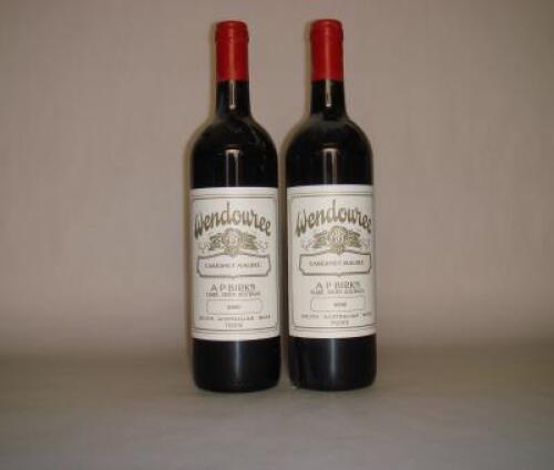 (2) 2000 Wendouree Cabernet Sauvignon/Malbec, Clare SA