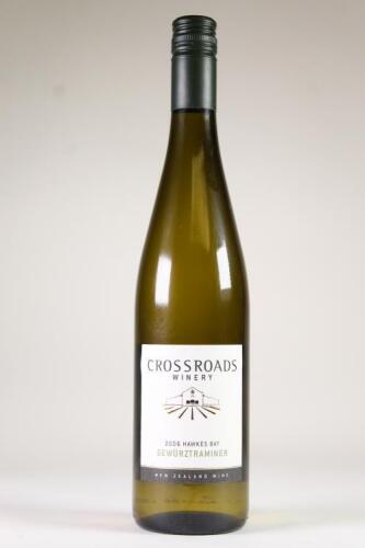 (1) 2006 Crossroads Gewurztraminer, Hawkes Bay