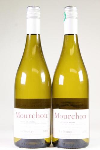 (2) 2019 Domaine de Mourchon La Source Blanc Cotes du Rhone