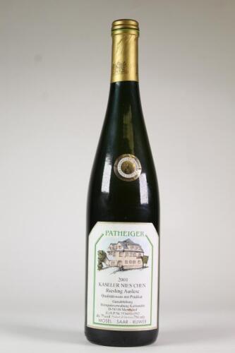 (1) 2001 Patheiger Kaseler Nies'Chen Riesling Auslese, Mosel Saar Ruwer