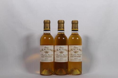 (3) 2004 Chateau Riesussec 375ml