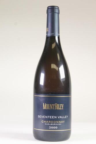 (1) 2000 Mount Riley Seventeen Valleys Chardonnay, Marlborough