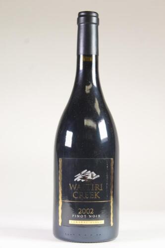 (1) 2002 Waitiri Creek Pinot Noir, Central Otago