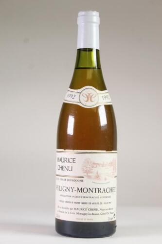 (1) 1992 Maurice Chenu Puligny Montrachet, Cote de Beaune