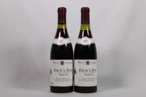 (2) 1987 Domaine Georges Lignier Clos de la Roche Grand Cru, Cote de Nuits