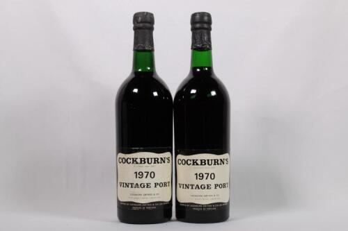 (2) 1970 Cockburns Vinatge, Oporto