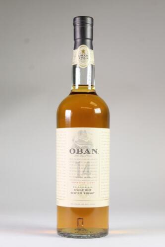 (1) Oban 14 year old Single Malt Whisky 700ml 43% abv