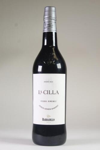 (1) Barbadillo La Cilla Pedro Ximenez 750ml 17.5% abv