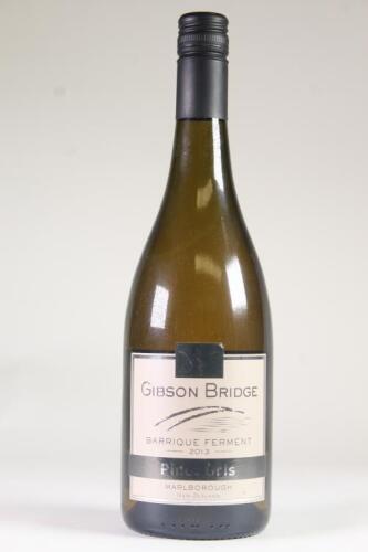 (1) 2013 Gibson Bridge Barrique Fermented Pinot Gris, Marlborough