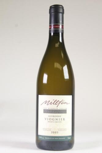 (1) 2003 Millton The Growers Series Briants Vineyard Viognier, Gisborne