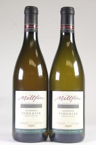 (2) 2003 Millton The Growers Series Briants Vineyard Viognier, Gisborne