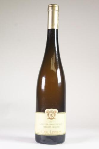 (1) 2001 Carl Loewen Leiwener Laurentiuslay Riesling Auslese, Mosel Saar Ruwer
