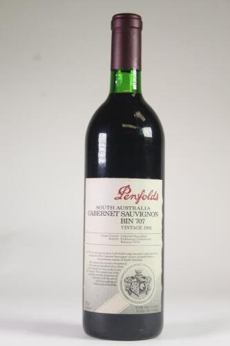 (1) 1992 Penfolds Bin 707 Cabernet Sauvignon, South Australia