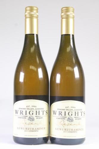 (2) 2011 Wright's Reserve Gewurztraminer, Gisborne