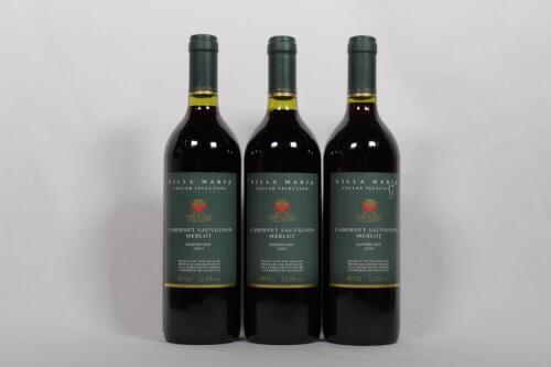 (3) 1997 Villa Maria Cellar Select Cabernet Sauvignon/Merlot, Hawkes Bay