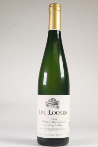 (1) 1999 Dr Loosen Urziger Wurzgarten Riesling Auslese Goldkapsel, Mosel Saar Ruwer