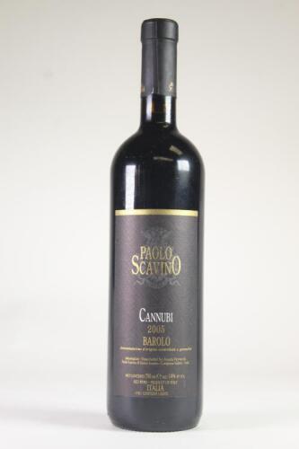 (1) 2005 Paolo Scavino Canubi Barolo, Piedmont