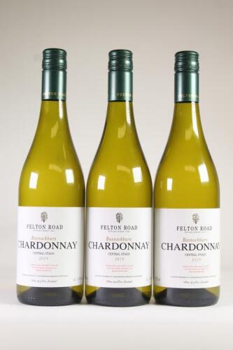 (3) 2019 Felton Road Chardonnay, Bannockburn