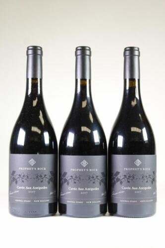 (3) 2017 Prophet's Rock Cuvee aux Antipodes Pinot Noir, Central Otago