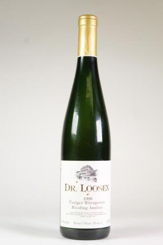 (1) 1998 Dr Loosen Urziger Wurzgarten Riesling Auslese Goldkapsel, Mosel Saar Ruwer