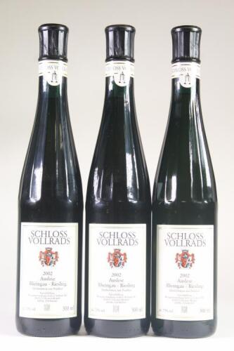 (2) 2002 Schloss Vollrads Riesling Auslese 500ml, Rheingau