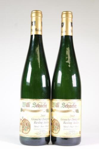 (2) 2005 Willi Schaefer Graacher Domprobst Riesling Auslese, Mosel Saar Ruwer