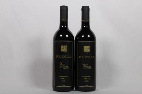 (2) 1998 Woodstock The Stocks Shiraz, McLaren Vale SA