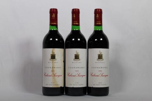 (3) 1995 Mildara Cabernet Sauvignon, Coonawarra SA