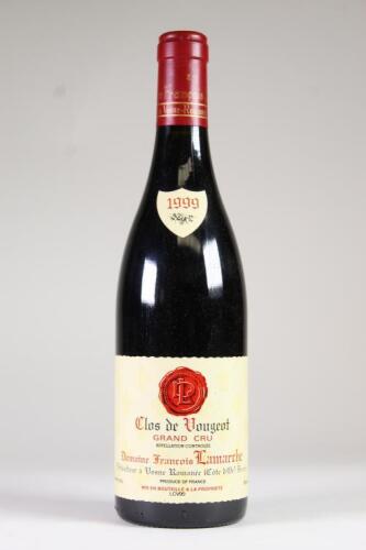 (1) 1999 Domaine Fran&ccedil;ois Lamarche Clos de Vougeot&nbsp;Grand Cru, Cote de Nuits&nbsp;&nbsp;&nbsp;&nbsp;&nbsp;&nbsp;&nbsp;&nbsp;&nbsp;&nbsp;&nbsp;&nbsp;&nbsp;&nbsp;&nbsp;&nbsp;&nbsp;&nbsp;&nbsp;&nbsp;&nbsp;&nbsp;&nbsp;&nbsp;&nbsp;&nbsp;&nbsp;&nbsp;&nbsp;&nbsp;&nbsp;&nbsp;&nbsp;&nbsp;&nbsp;&nbsp;&nbsp;&nbsp;&nbsp;&nbsp;&nbsp;&nbsp;&nbsp;&nbsp;&nbsp;&nbsp;&nbsp;&nbsp;&nbsp;&nbsp;&nbsp;&nbsp;&nbsp;&nbsp;&nbsp;&nbsp;&nbsp;&nbsp;&nbsp;&nbsp;