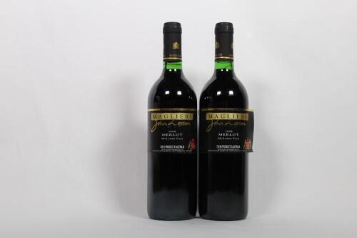 (2) 1996 Magliere John Loxton Merlot, McLaren Vale SA