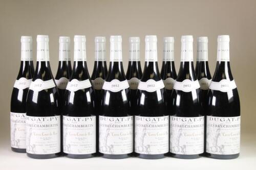 (12) 2012 Domaine Dugat-Py Cuvee Coeur de Roy Tres Vieilles Vignes Gevrey Chambertin, Cotes de Nuits
