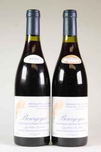 (2) 2000 Domaine AF Gros Bourgogne Hautes Cotes de Nuits