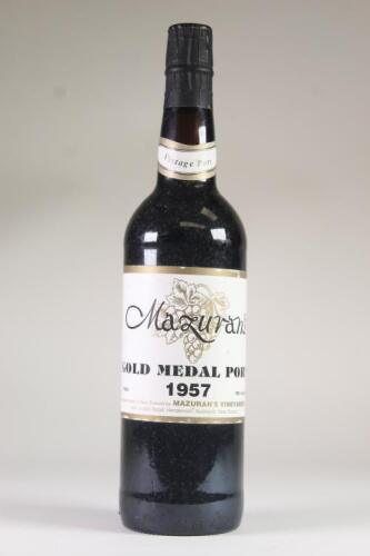 (1) 1957 Mazuran's Gold Medal Port