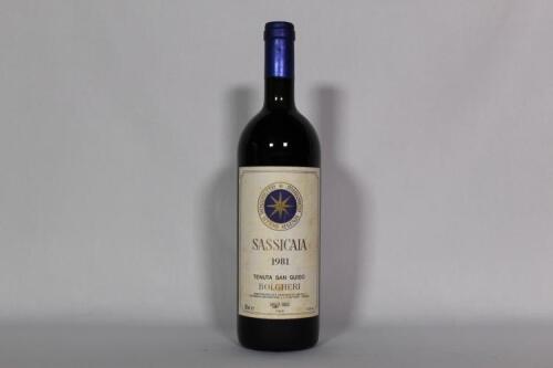 (1) 1981 Tenuta San Guido Sassicaia, Bolgheri