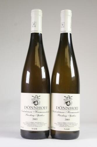 (2) 2005 Donnhoff Niederhauser Hermannshohle Riesling Spatlese, Nahe