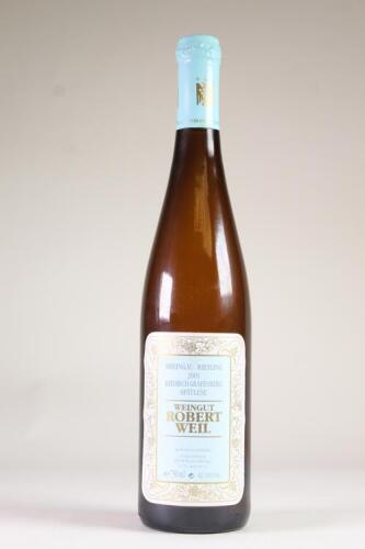 (1) 2001 Weingut Robert Weil Kiedrich Grafenberg Riesling Spatlese, Rheingau