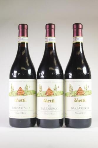 (3) 2012 Vietti Masseria Barbaresco, Piedmont