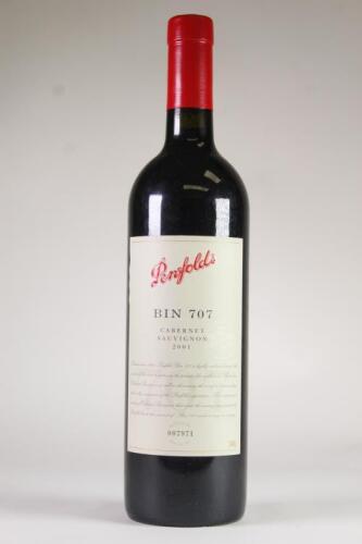 (1) 2001 Penfolds Bin 707 Cabernet Sauvignon, South Australia